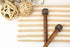 Buttercream and Metallic Gold Stripe Rib Knit Fabric by the yard